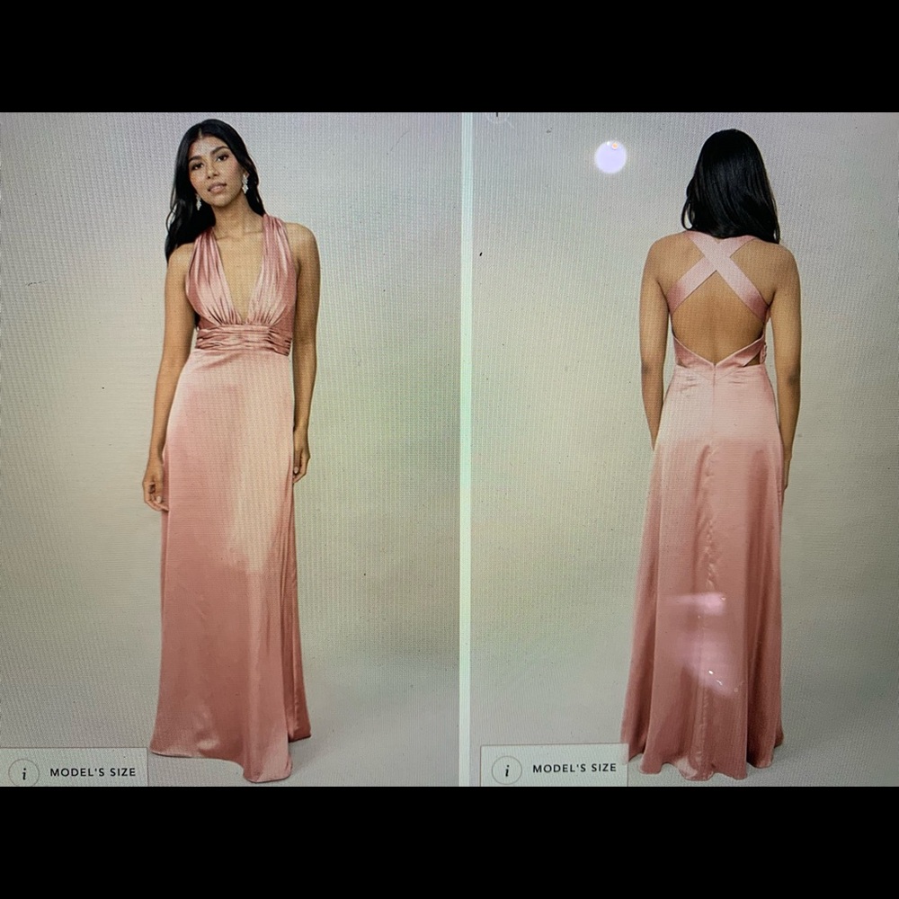 Revelry - Dylan Satin Dress